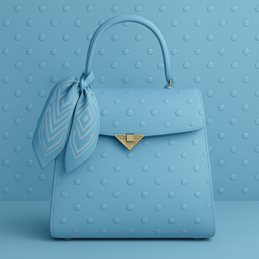 Reine Autruche Bleu Bébé