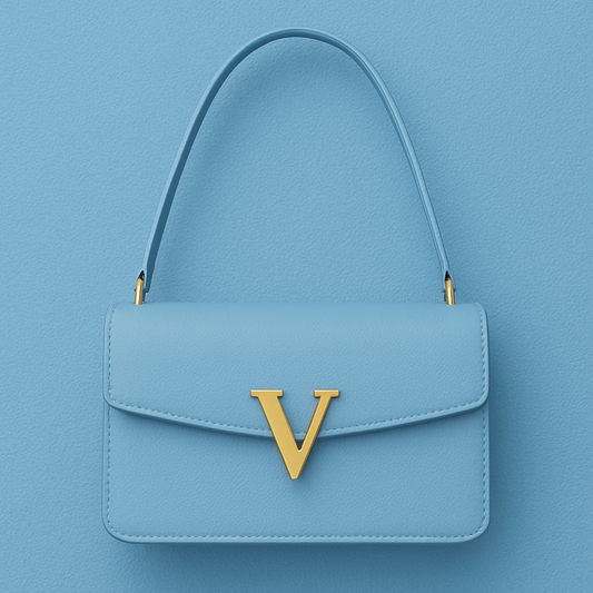 Le Vespera Cuir Bleu Bebe